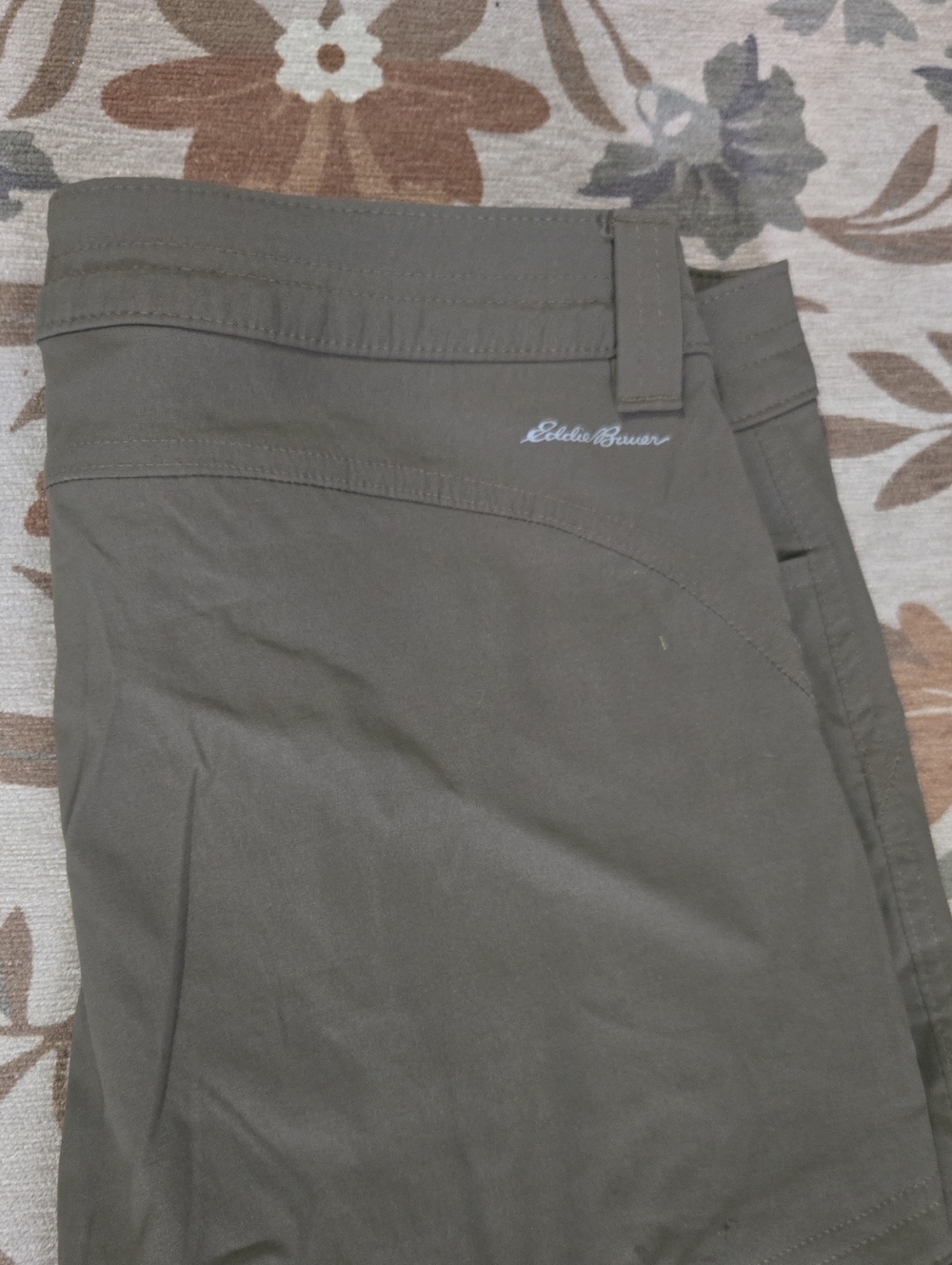 Womens Eddie Bauer First Ascent Cargo Pants Size 10 Okive Green - Picture 6 of 8